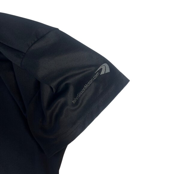 Mercedes-Benz Augusta Sportswear Tshirt Women Large Black Workwear Vneck - Picture 6 of 10